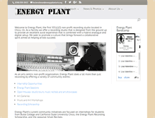 Tablet Screenshot of energyplantarts.com